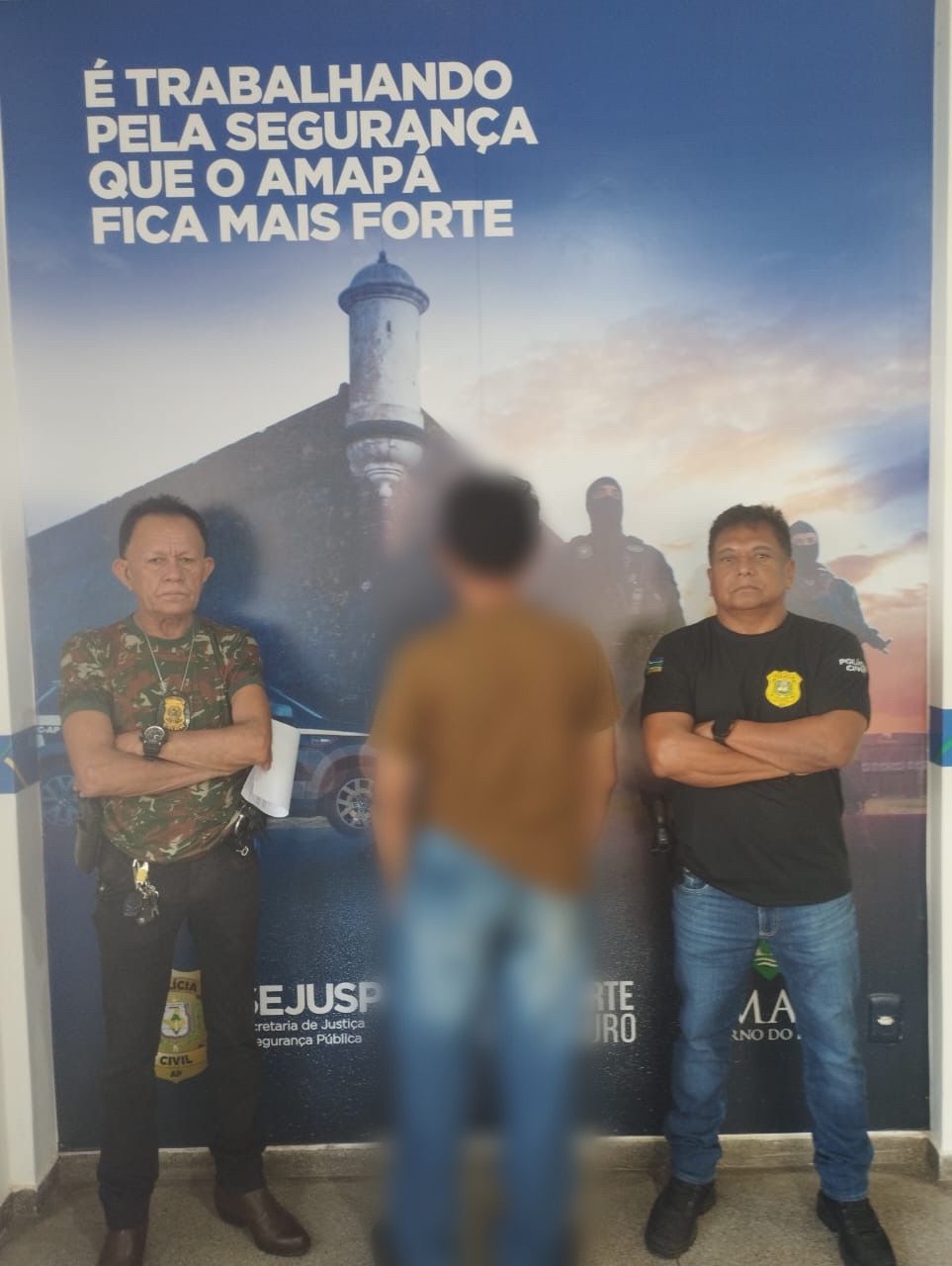 EM MACAPÁ, POLÍCIA CIVIL PRENDE HOMEM ACUSADO PELA PRÁTICA DO CRIME DE LESÃO CORPORAL NO CONTEXTO DE VIOLÊNCIA DOMÉSTICA